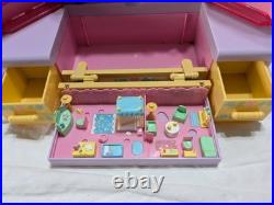Vintage Polly Pocket Pyjama Party Dressing Table Vanity 1990 Original box