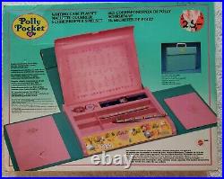 Vintage Polly Pocket RARE WRITING CASE PLAYSET BRAND NEW IN BOX! 1990