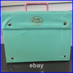 Vintage Polly Pocket Rare 1990 Writing Carry Case Playset Near Complete