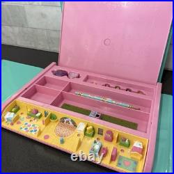 Vintage Polly Pocket Rare 1990 Writing Carry Case Playset Near Complete