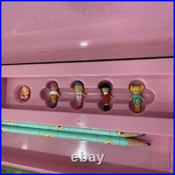 Vintage Polly Pocket Rare 1990 Writing Carry Case Playset Near Complete