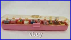 Vintage Polly Pocket Ring Collection Case With Rings 10 rings COMPLETE Excellent