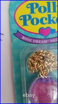 Vintage Polly Pocket Rose Dream Locket Necklace 1993
