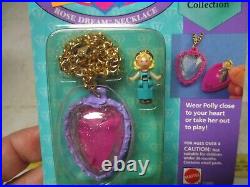 Vintage Polly Pocket Rose Dream Locket Necklace 1993 Bluebird 11095 MOC Sealed