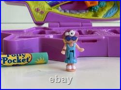 Vintage Polly Pocket SHOOTING STAR Eraser Case Playset COMPLETE 1995 Bluebird