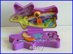 Vintage Polly Pocket SHOOTING STAR Eraser Case Playset COMPLETE 1995 Bluebird