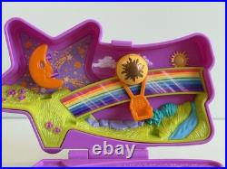 Vintage Polly Pocket SHOOTING STAR Eraser Case Playset COMPLETE 1995 Bluebird