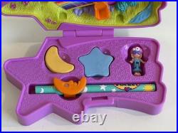 Vintage Polly Pocket SHOOTING STAR Eraser Case Playset COMPLETE 1995 Bluebird