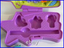 Vintage Polly Pocket SHOOTING STAR Eraser Case Playset COMPLETE 1995 Bluebird