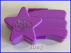 Vintage Polly Pocket SHOOTING STAR Eraser Case Playset COMPLETE 1995 Bluebird