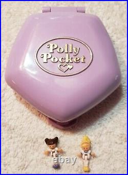 Vintage Polly Pocket SLUMBER PARTY Complete 1994