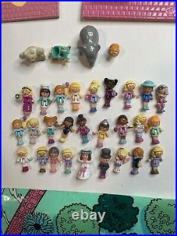 Vintage Polly Pocket SUPER SET Pollyville With 10 Houses 27 People NOSTALGIC