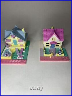 Vintage Polly Pocket SUPER SET Pollyville With 10 Houses 27 People NOSTALGIC
