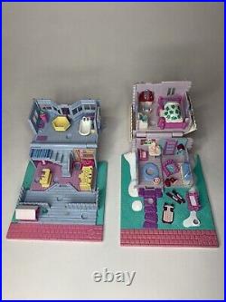Vintage Polly Pocket SUPER SET Pollyville With 10 Houses 27 People NOSTALGIC