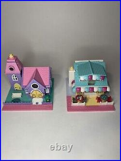 Vintage Polly Pocket SUPER SET Pollyville With 10 Houses 27 People NOSTALGIC