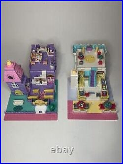 Vintage Polly Pocket SUPER SET Pollyville With 10 Houses 27 People NOSTALGIC