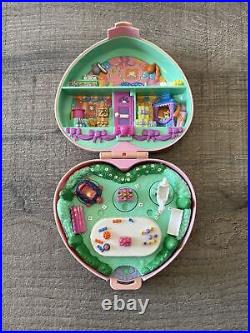 Vintage Polly Pocket Set 1992 Partytime Stampers Playset Birthday Party Time