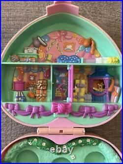 Vintage Polly Pocket Set 1992 Partytime Stampers Playset Birthday Party Time