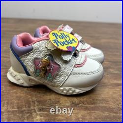 Vintage Polly Pocket Sneakers Shoes Toddler Size 5 NEW Straps Doll 1996