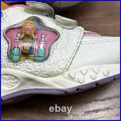 Vintage Polly Pocket Sneakers Shoes Toddler Size 5 NEW Straps Doll 1996