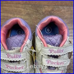Vintage Polly Pocket Sneakers Shoes Toddler Size 5 NEW Straps Doll 1996