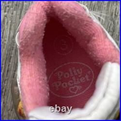 Vintage Polly Pocket Sneakers Shoes with Doll Toddler Size 3 Cute Very Rare