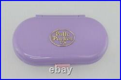 Vintage Polly Pocket Stampin School Stamper Bluebird Complete 1992 Purple EUC