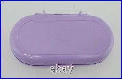 Vintage Polly Pocket Stampin School Stamper Bluebird Complete 1992 Purple EUC