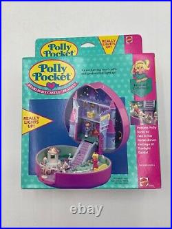 Vintage Polly Pocket Starlight Castle 1993 Bluebird Lighted COMPLETE