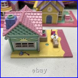 Vintage Polly Pocket Superset Pollyville Bluebird Magical Miniature Town 1994