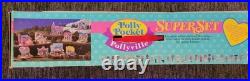 Vintage Polly Pocket Superset Pollyville Bluebird Magical Miniature Town'94 New Vintage Polly Pocket Superset Pollyville Bluebird Magical Miniature Town'94 New