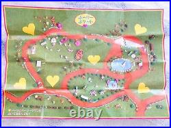 Vintage Polly Pocket Town Map Japanese Version Mattel Bluebird