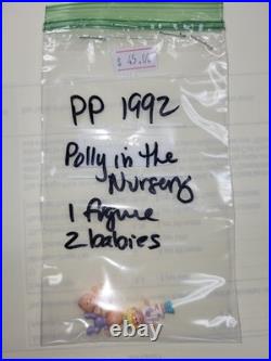 Vintage Polly Pocket Toy Figures & Accessories Lot (37pc.) 1989-1994