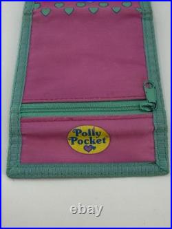 Vintage Polly Pocket Wallet and Keychain Bacpack Bluebird Toys 1990s