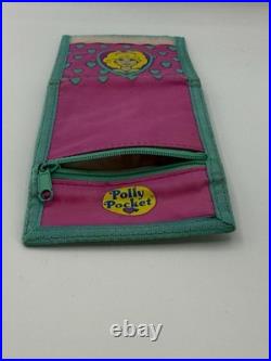 Vintage Polly Pocket Wallet and Keychain Bacpack Bluebird Toys 1990s