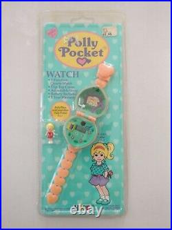 Vintage Polly Pocket Watch New In Packet orange Complete