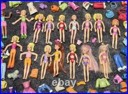 Vintage Polly Pocket Y2K 2000s Lot Dolls Rubber Clothing Accessories 275+ Pieces