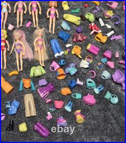 Vintage Polly Pocket Y2K 2000s Lot Dolls Rubber Clothing Accessories 275+ Pieces