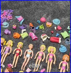 Vintage Polly Pocket Y2K 2000s Lot Dolls Rubber Clothing Accessories 275+ Pieces