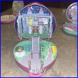 Vintage Polly Pocket by Bluebird Lot with 6 Play sets & Some Figures