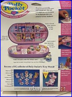 Vintage Polly Pocket-stampin School Playset- Bluebird Mattel-1993- Nib