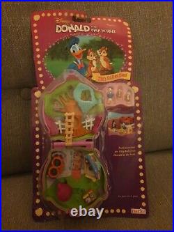 Vintage RARE Disney Donald Duck Chip'n' Dale Polly Pocket Compact never opened