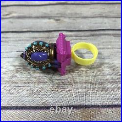 Vintage RARE Polly Pocket Crown Surprise Ring COMPLETE 1994 RARE Bluebird
