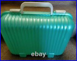Vintage Rare Bluebird Toys Polly Pocket Gear Box/Carry Case, Green 1983