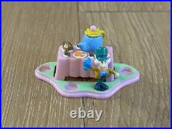 Vintage Rare Polly Pocket Alice in wonderland Table With Figure