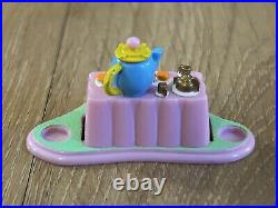 Vintage Rare Polly Pocket Alice in wonderland Table With Figure