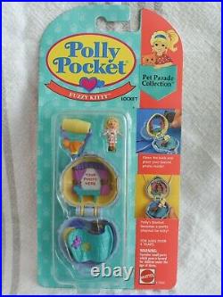 Vintage Stacey Barbie Doll & Polly Pocket FUZZY KITTY LOCKET Giftset New 1995