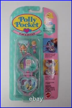 Vintage Stacie & Polly Pocket Baby Ducky Locket Gift Set Complete Open Box