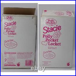 Vintage Stacie & Polly Pocket Baby Ducky Locket Gift Set Complete Open Box