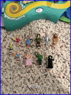 Vintage WIZARD of OZ Polly Pocket Playset Emerald City complete with mini figures